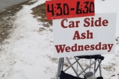 Car-side Ash Wednesday